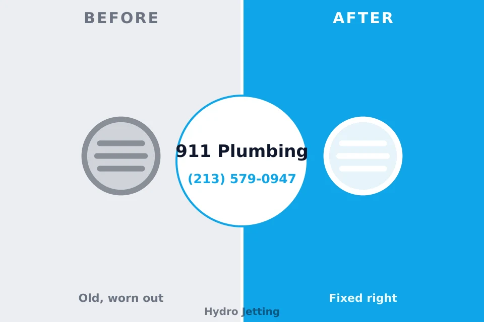 Before and after: plumbing repair Spruce Pine, NC